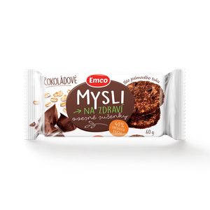 Emco Mysli na zdraví ovesné sušenky čokoládové