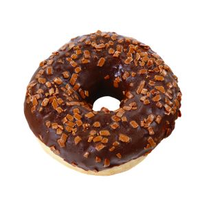 Donut s polevou čokoládovou