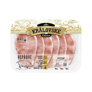 Královská vepřová pečeně bez kosti plátky
