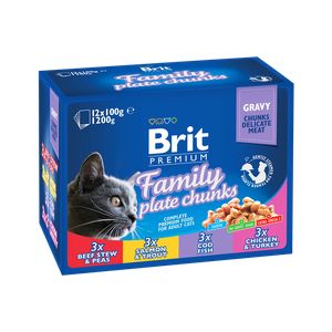 Brit Premium kapsičky Family Plate Chunks