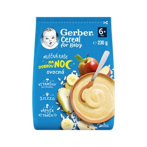 Gerber cereal mléčná kaše ovocná, na dobrou noc