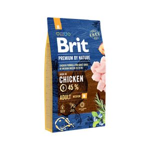 Brit Premium by Nature granule Chicken Sdult M