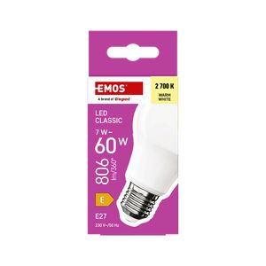 LED CLS A60 7W(60W) E27 WW
