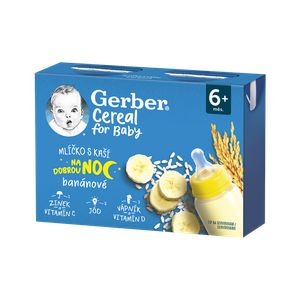 Gerber mlíčko s kaší banánové