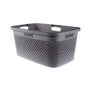 Curver Koš na čisté prádlo Pure, šedý, 47l