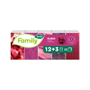 Tento Family Rubín papír.kapesníky 3 vrstvy