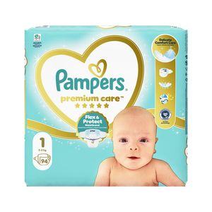 Pampers Prem. Care pleny vel. 1 Jumbo pack