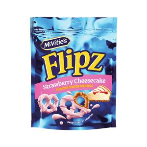 Flipz preclíky s příchutí jahodového dortu